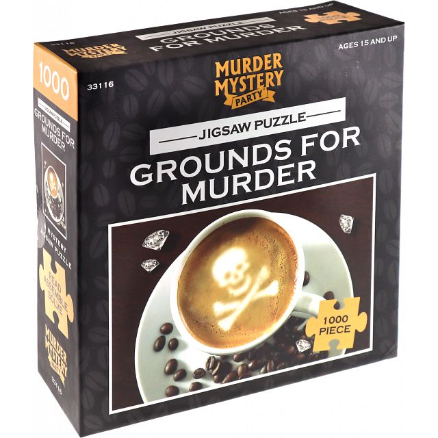 Murder Mystery Party Jigsaw Puzzle: Grounds for Murder (1000pcs)