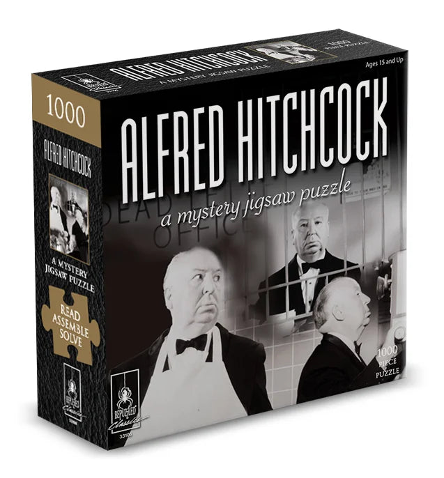 Murder Mystery Party Jigsaw Puzzle: Alfred Hitchcock (1000 Pcs)