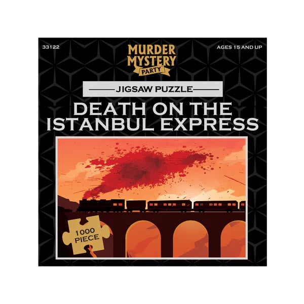 Murder Mystery Party Jigsaw Puzzle: Death on the Istanbul Express (1000pcs)