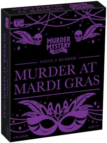 Murder Mystery Party: Murder Mardi-Gras Mystery Game