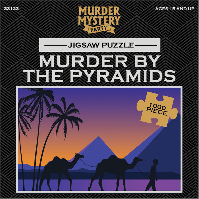 Murder Mystery Party Jigsaw Puzzle: Murder by the Pyramids (1000 pcs)