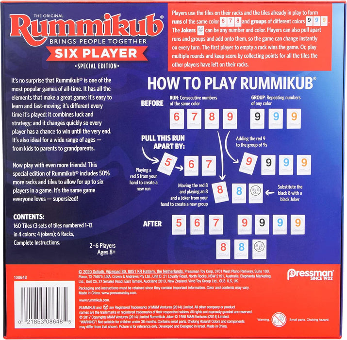 Rummikub Six Player