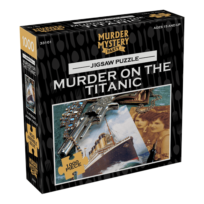Murder mystery party Jigsaw puzzle: Murder on the Titanic(1000 pcs)