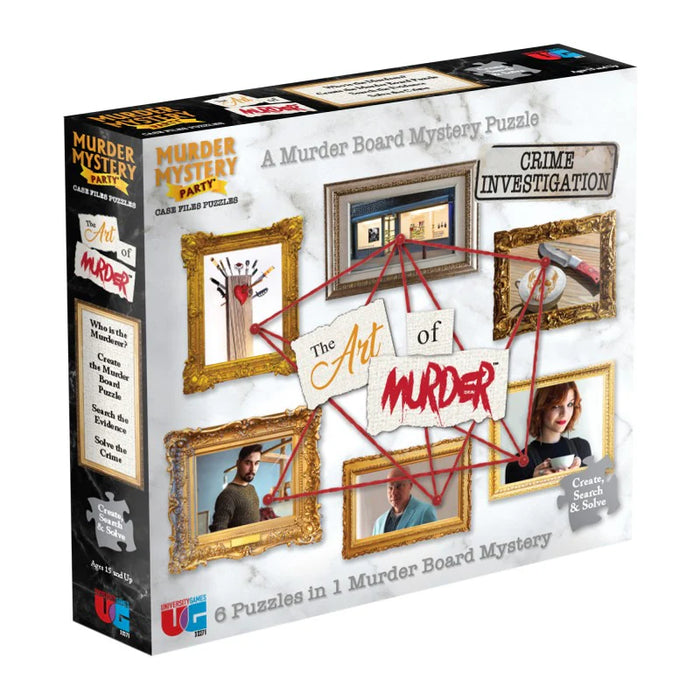 Murder Mystery Party Case Files puzzles: The Art of Murder