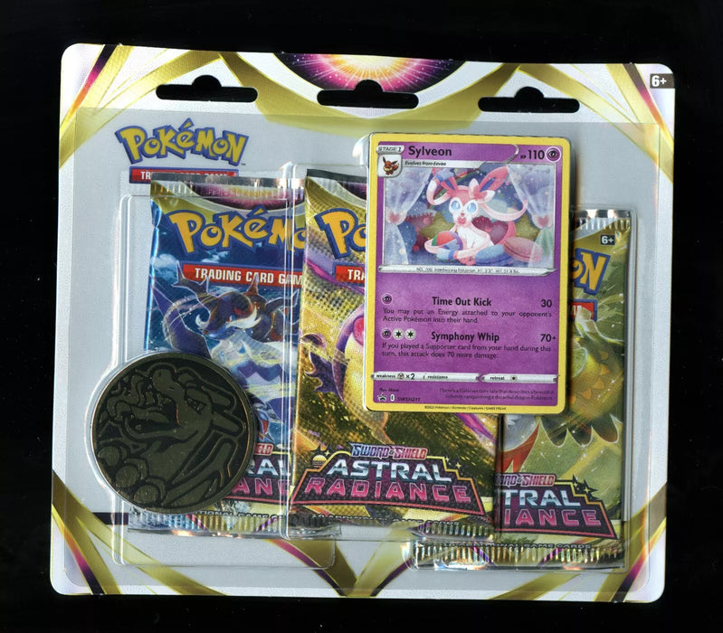 Pokémon TCG: Sword & Shield-Astral Radiance 3 Booster Packs.