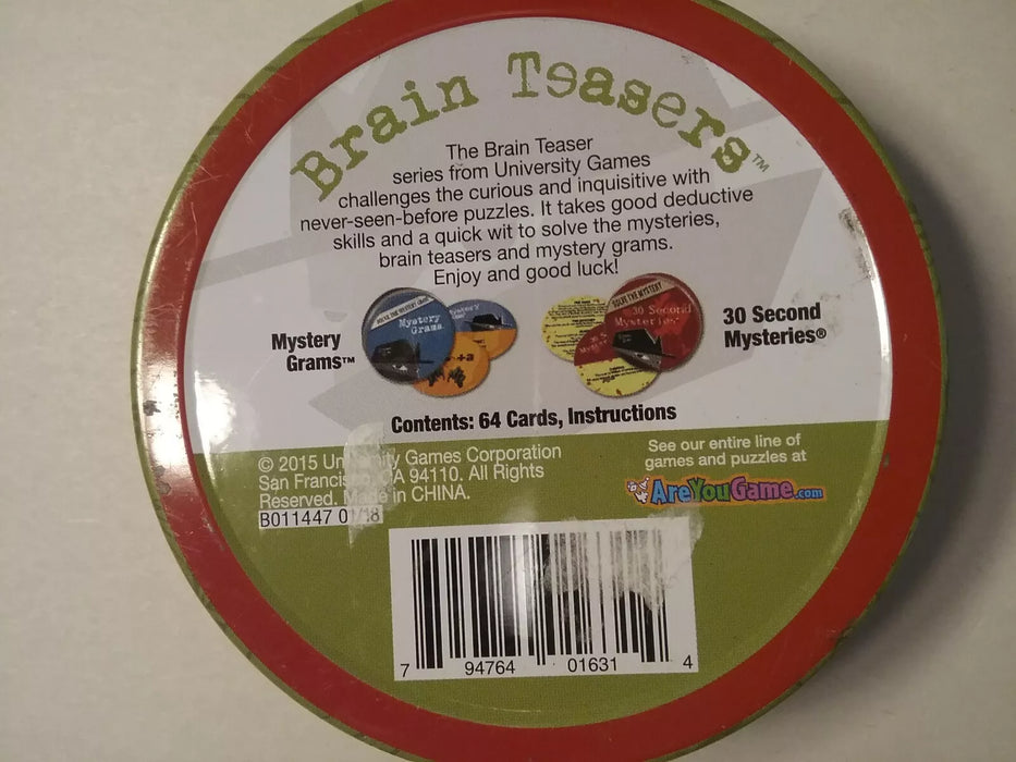 Brain Teasers Tin