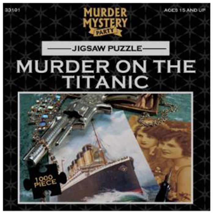 Murder mystery party Jigsaw puzzle: Murder on the Titanic(1000 pcs)