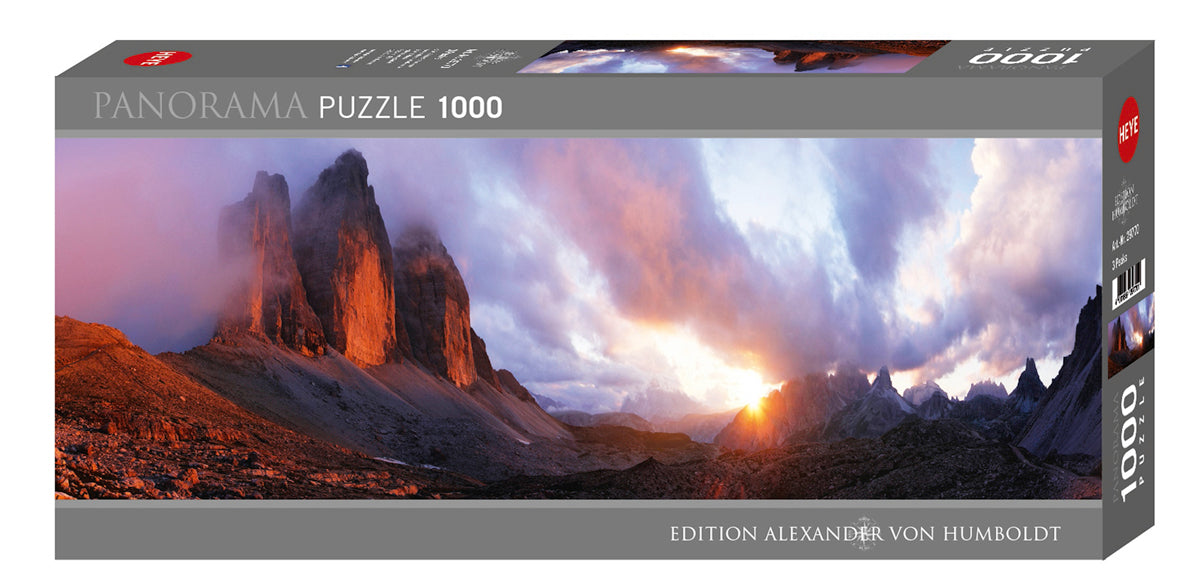 Jigsaw Puzzle: HEYE - 3 Peaks (1000 Pieces)