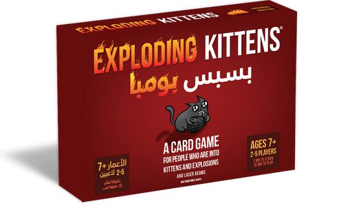 Exploding Kittens (English/Arabic) - Unwind Board Games Online