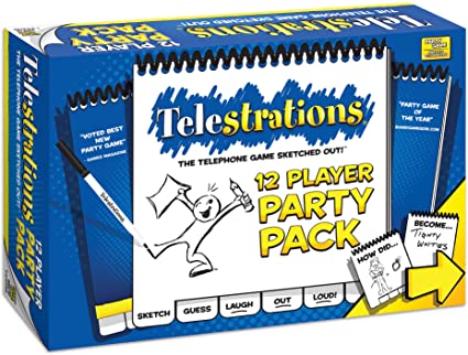 Telestrations: 12 Player Party Pack - Unwind Online