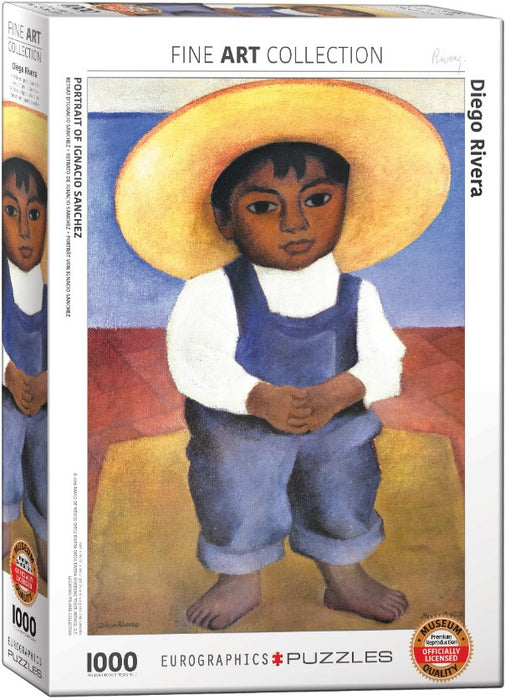 Jigsaw Puzzle: Portrait of Ignacio Sanchez by Diego Rivera (1000 Pieces) - Unwind Board Games Online
