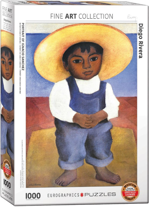 Jigsaw Puzzle: Portrait of Ignacio Sanchez by Diego Rivera (1000 Pieces) - Unwind Board Games Online