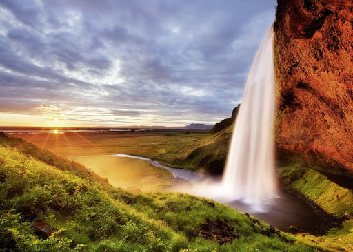 Jigsaw Puzzle: Seljalandsfoss Waterfall (1000 Pieces) - Unwind Online