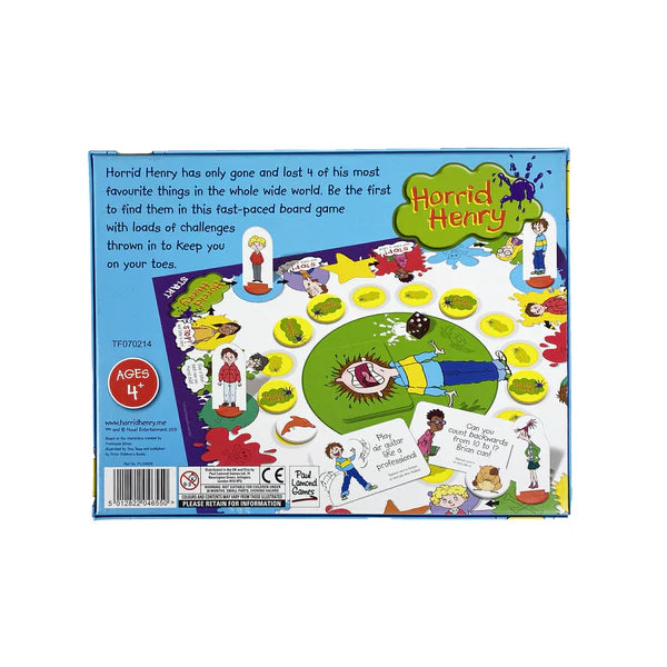 Horrid Henry Henry's Favourite Things Board Game