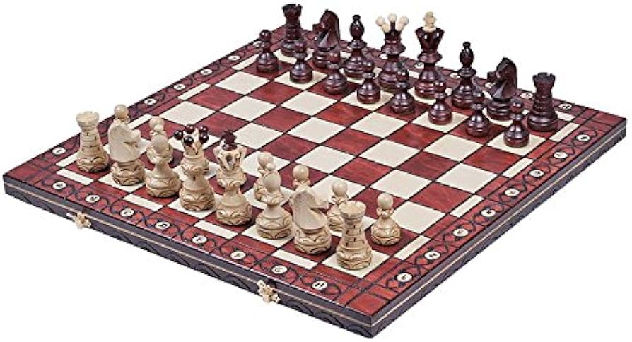 Chess Set THE AMBASSODOR EDITION (BROWN)