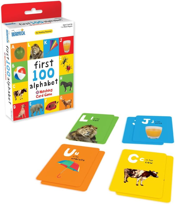 First 100 Alphabet Matching Card Game