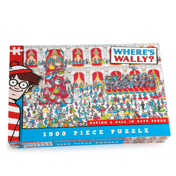 Where's Wally Having a Ball in Gaye Paree 1000 Piece Puzzle