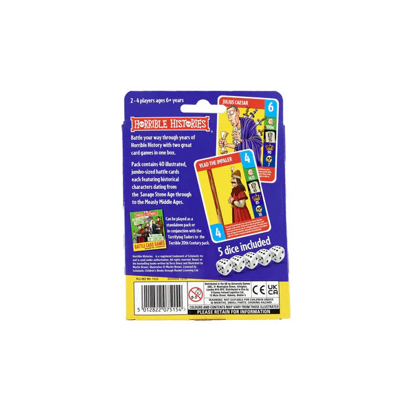 Horrible Histories Battle Stone Age Card Game