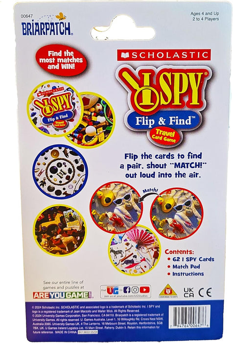 I SPY Flip & Find Travel Card Game