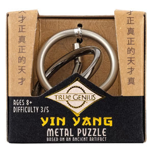 True Genius: Yin Yang - Metal Ring Puzzle