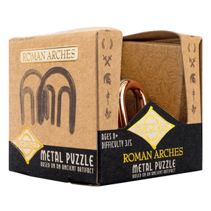 True Genius: Roman Arches - Interlocking Metal Puzzle
