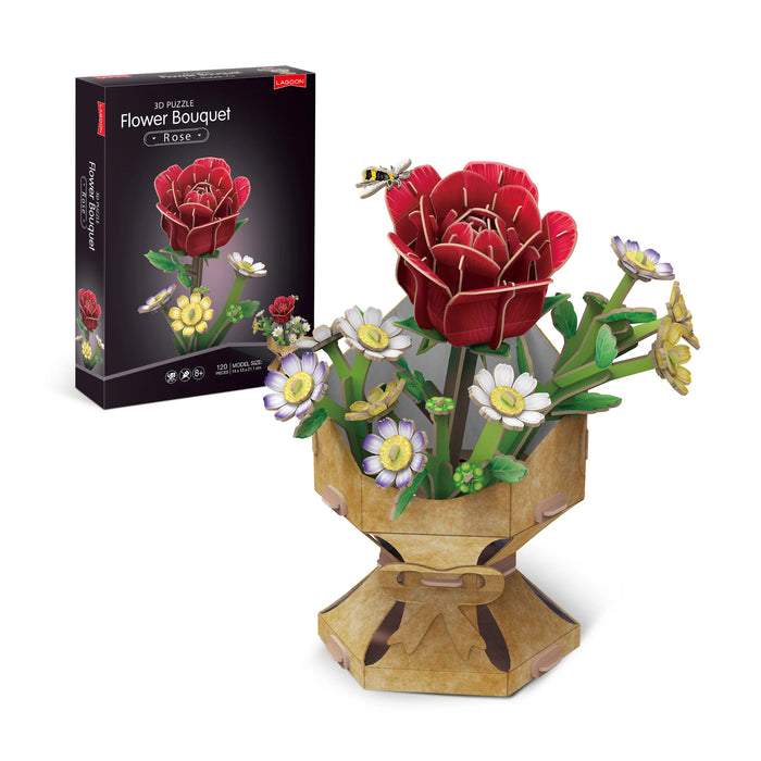 Carnation Flower Bouquet – 3D Puzzle