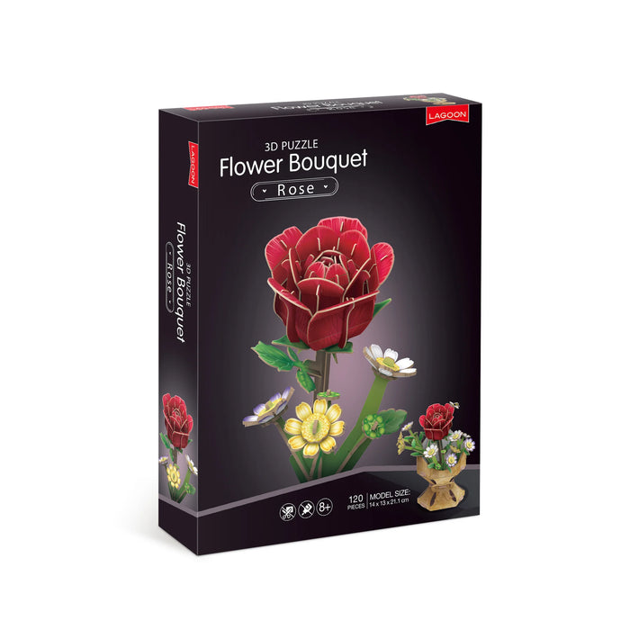 Carnation Flower Bouquet – 3D Puzzle