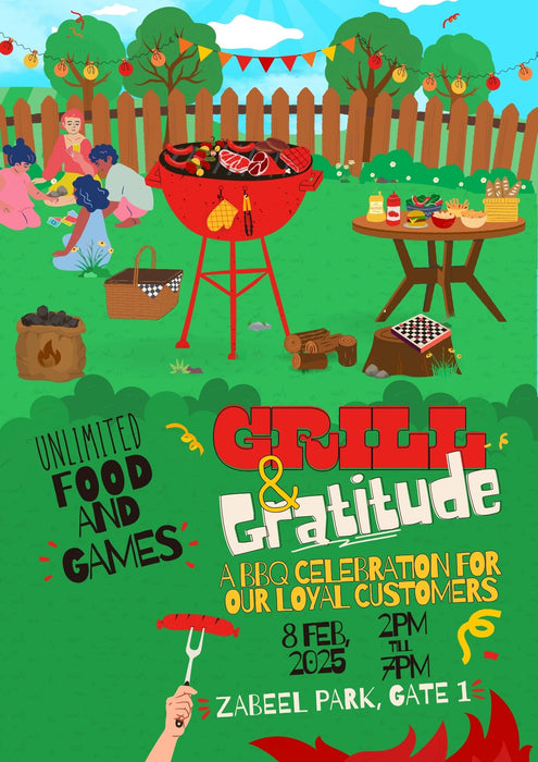 Grill & Gratitude BBQ - A BBQ Celebration for our Loyal Customers!