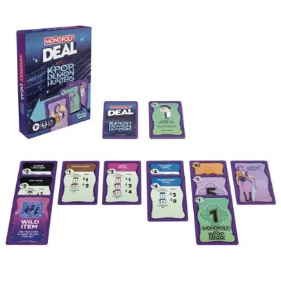 Monopoly Deal: KPop Demon Hunters Card Game - Unwind Board Games Online
