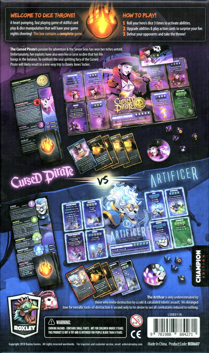 Dice Throne: Season Two – Cursed Pirate v. Artificer