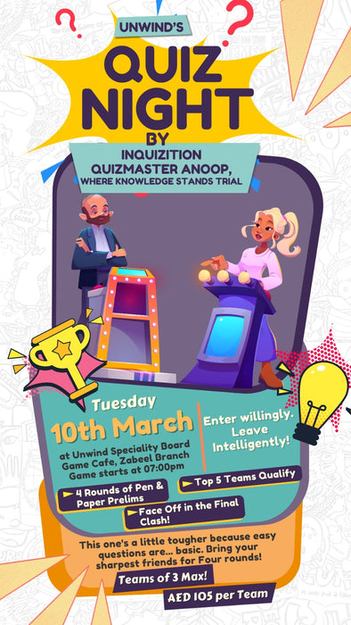 Unwind’s Quiz Night by Inquizition.