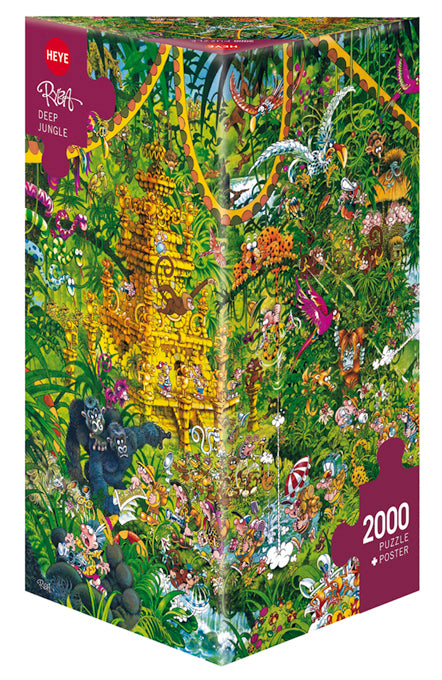 Jigsaw Puzzle: HEYE - Deep Jungle (2000 Pieces) - Unwind Online