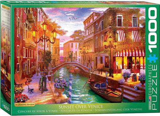 Jigsaw Puzzle: Sunset Over Venice (1000 Pieces) - Unwind Online