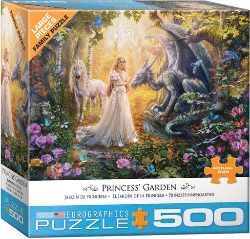 Jigsaw Puzzle: Princess' Garden (500 Pieces) - Unwind Online
