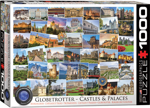 Jigsaw Puzzle: Castles and Palaces Globetrotter (1000 Pieces) - Unwind Online