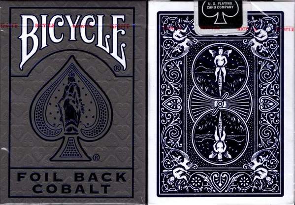 Playing Cards: Bicycle - Foil Back Cobalt