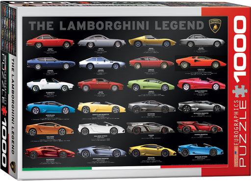 Jigsaw Puzzle: The Lamborghini Legend (1000 Pieces) - Unwind Online