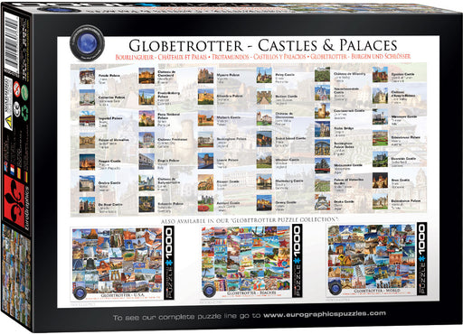 Jigsaw Puzzle: Castles and Palaces Globetrotter (1000 Pieces) - Unwind Online
