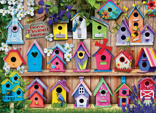 Jigsaw Puzzle: Home Tweet Home - Birdhouses (1000 Pieces) - Unwind Online