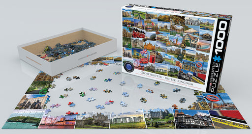 Jigsaw Puzzle: Globetrotter United Kingdom (1000 Pieces) - Unwind Online