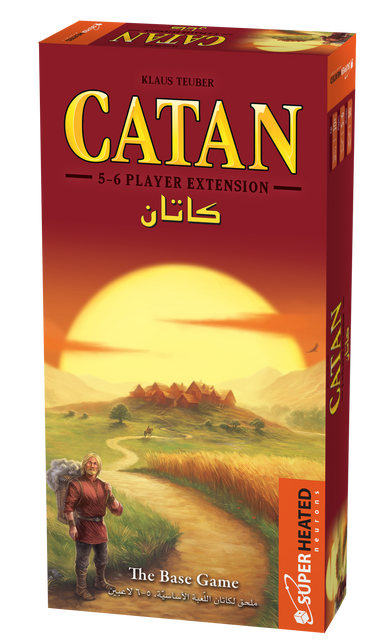 Catan Base Game Extension: 5-6 Players Ar/En