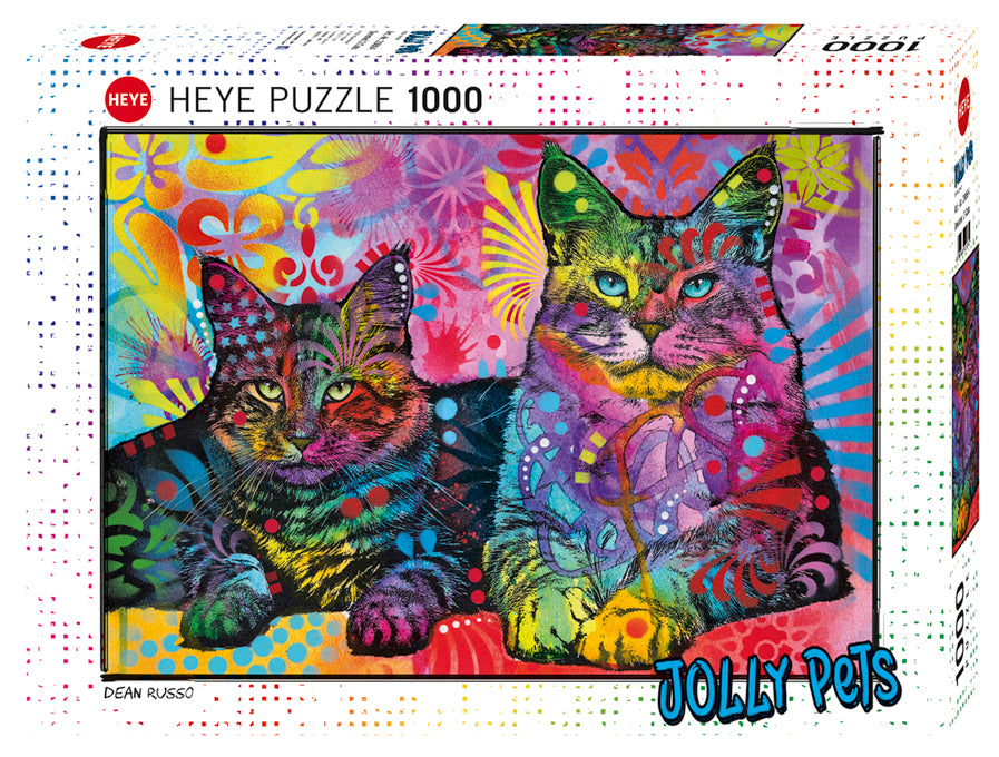 Jigsaw Puzzle: HEYE - Devoted 2 Cats (1000 Pieces)
