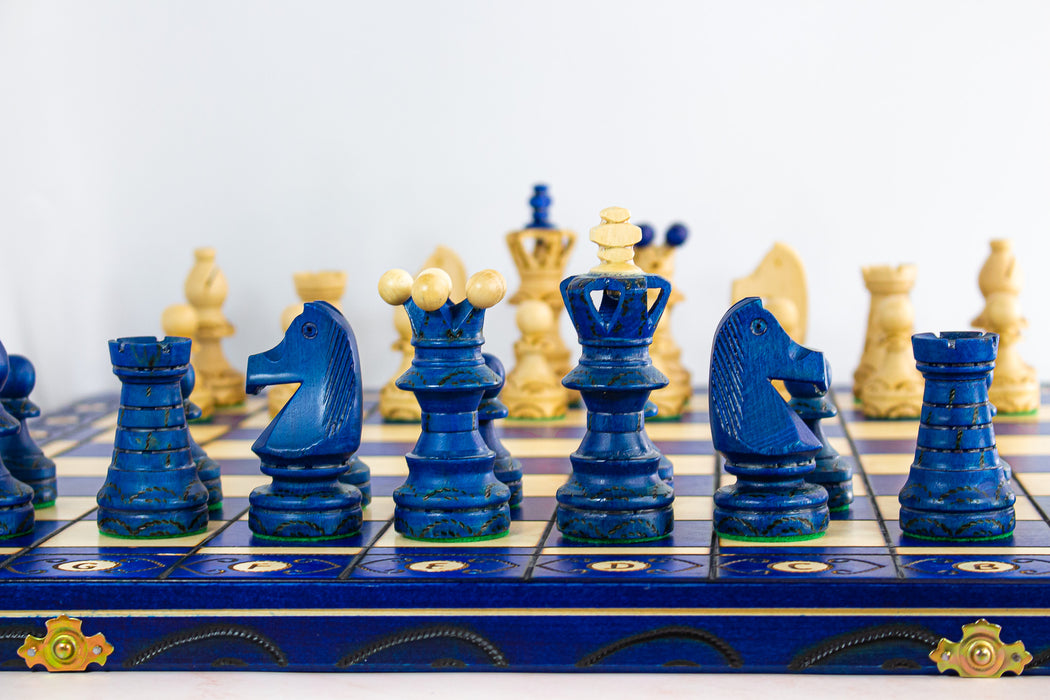 Chess Set THE AMBASSADOR EDITION (BLUE)