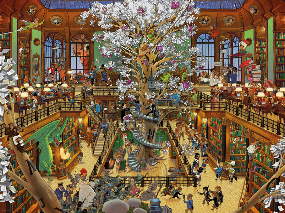 Jigsaw Puzzle: HEYE - Library (1500 Pieces)