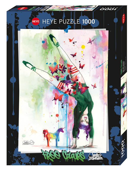 Jigsaw Puzzle: HEYE - Free Colours Mini Unicorn (1000 Pieces)