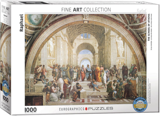 Jigsaw Puzzle: School of Athens by Raphael (1000 Pieces) - Unwind Board Games Online