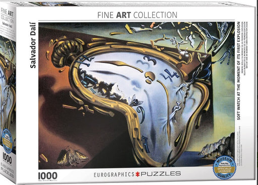 Jigsaw Puzzle: Soft Watch By Salvador Dali (1000 Pieces) - Unwind Board Games Online