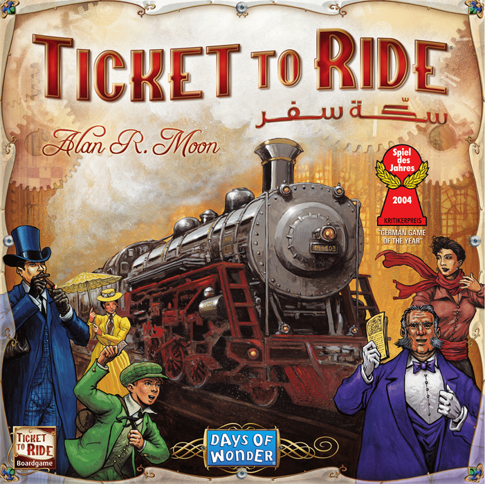Ticket to Ride (Arabic/English) - Unwind Board Games Online