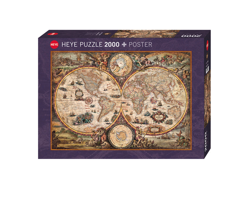 Jigsaw Puzzle: Vintage World (2000 Pieces)