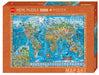 Jigsaw Puzzle: Map Art Amazing World (2000 Pieces) - Unwind Online